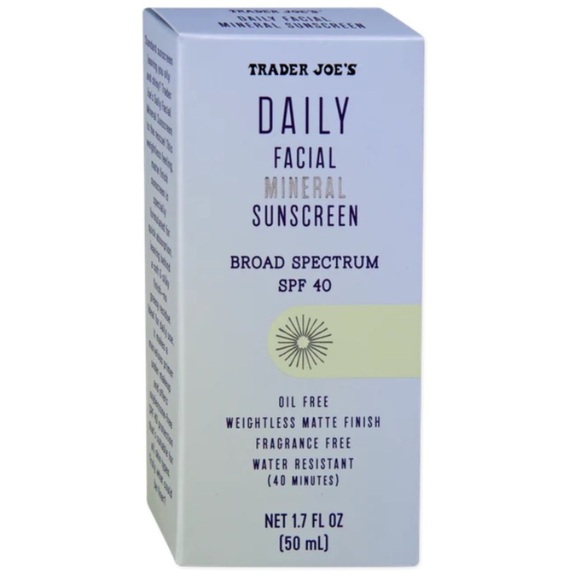 Trader Joe’s Other - Trader Joe’s Daily Facial Mineral Sunscreen SPF40 ☀️ NEW IN BOX